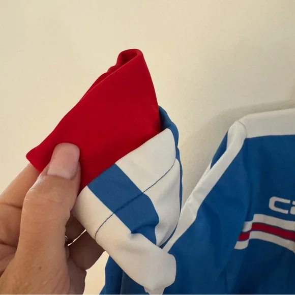 Castelli Blue and White Insulated Cycling Jacket - Picture 5 of 10